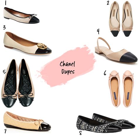 chanel ballet flats dupe|chanel slingback flats dupe.